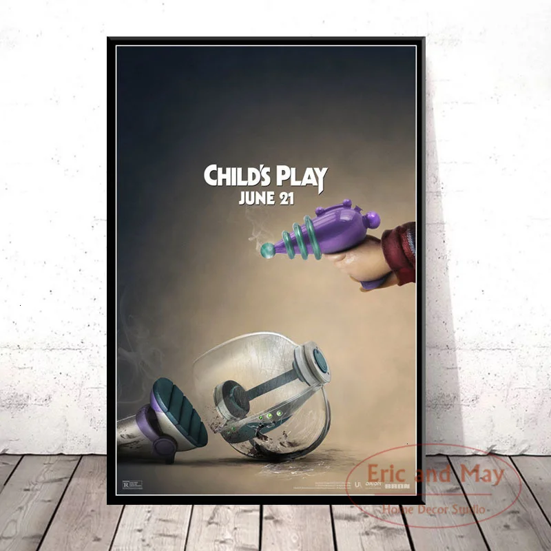 

Child's Play 2019 Classic Movie Art Painting Vintage Canvas Poster Wall Home Decor