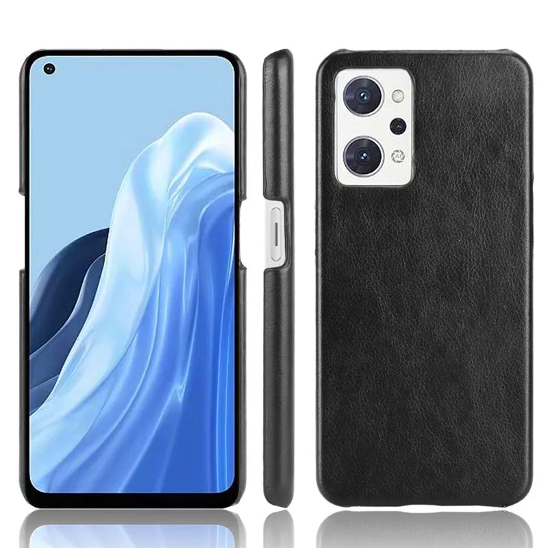 Oppo Reno 7 9A 7A 5G Чехол из искусственной кожи с твердой задней крышкой для Reno7 A Reno9A