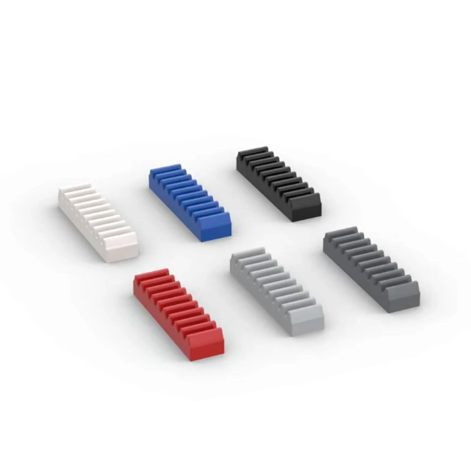 10 шт. 3743 детали высокотехнологичная зубчатая рейка 1x4 строительные блоки 100%