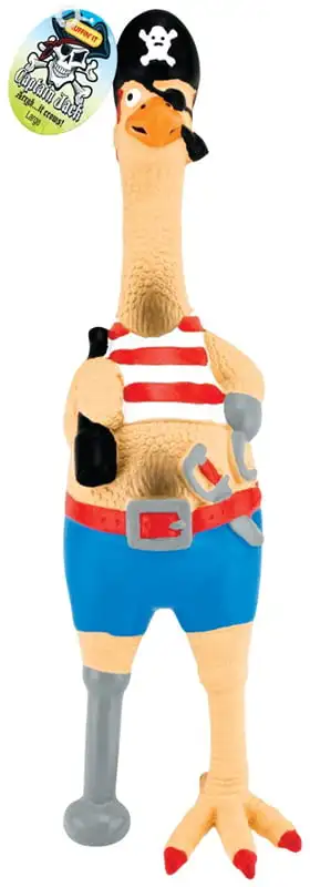 

Rhode Island 80527-1 Ruffin It Dog Toys Latex Rubber Chicken Large