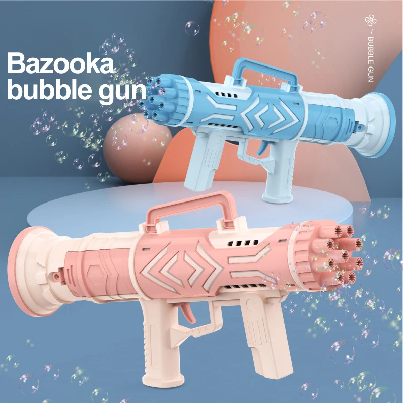 

Mini Small Rocket Bubble Machine Stall Wholesale Gatling Bubble Gun Bubble Blowing Children's Day Gift Toy