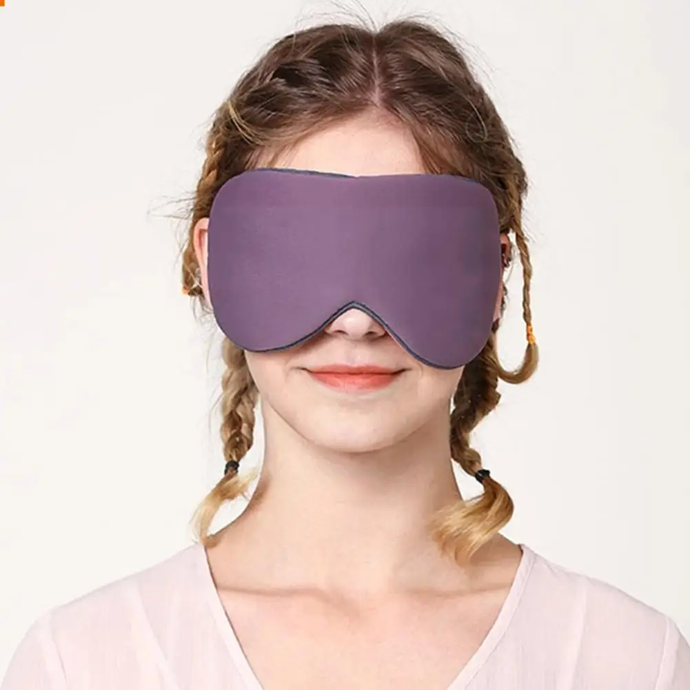 

Double-sided Sleep Eye Shading Natural Sleep To Fatigue Eyepatch Breathable Sleep Ice Shredded Relieve Eye Help Relax I0v8