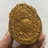 zodiac bronze gilt token waist brand home crafts ornaments aantique collection fine workmanship