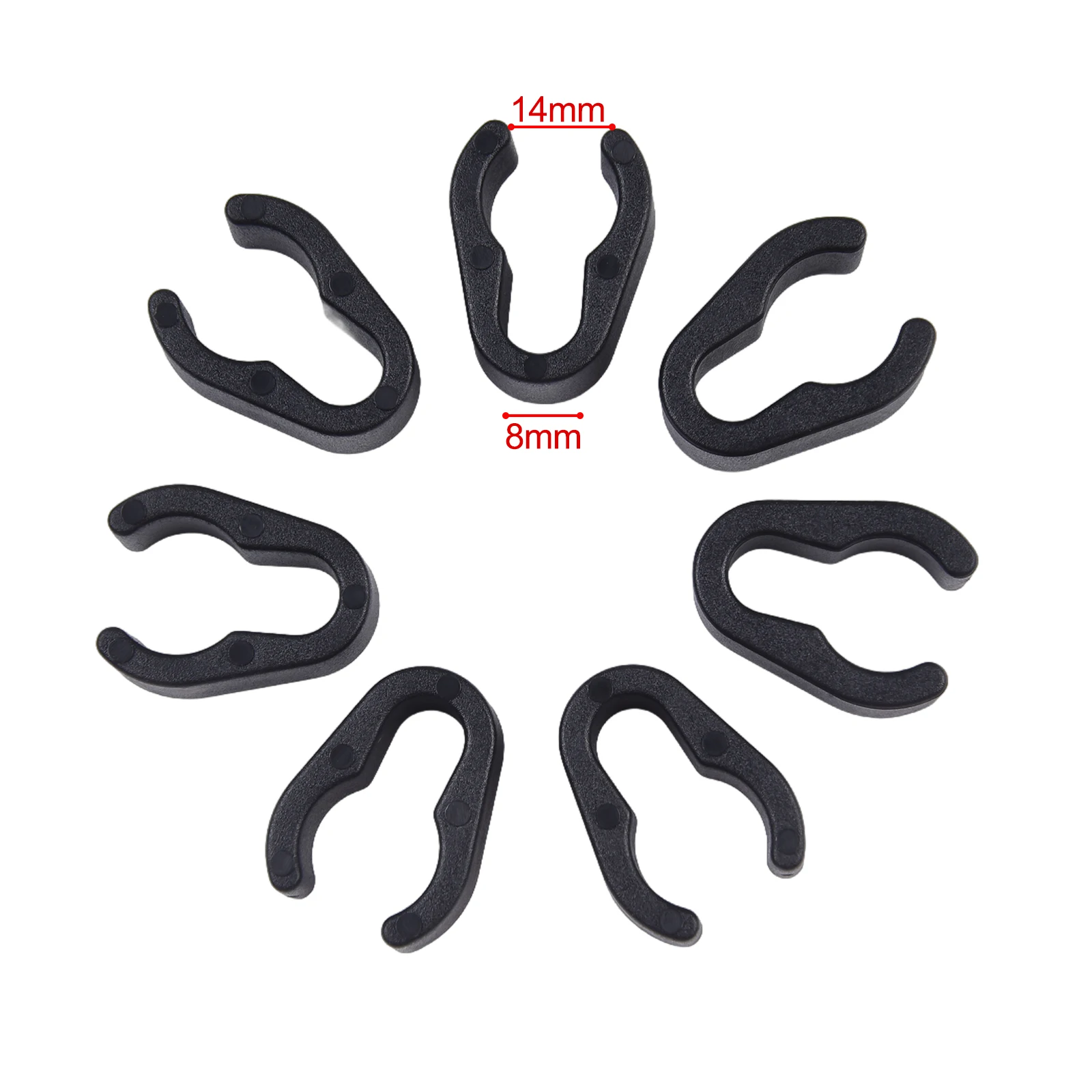 32 шт. кабельные зажимы подставка для микрофона кабеля пластиковое крепление