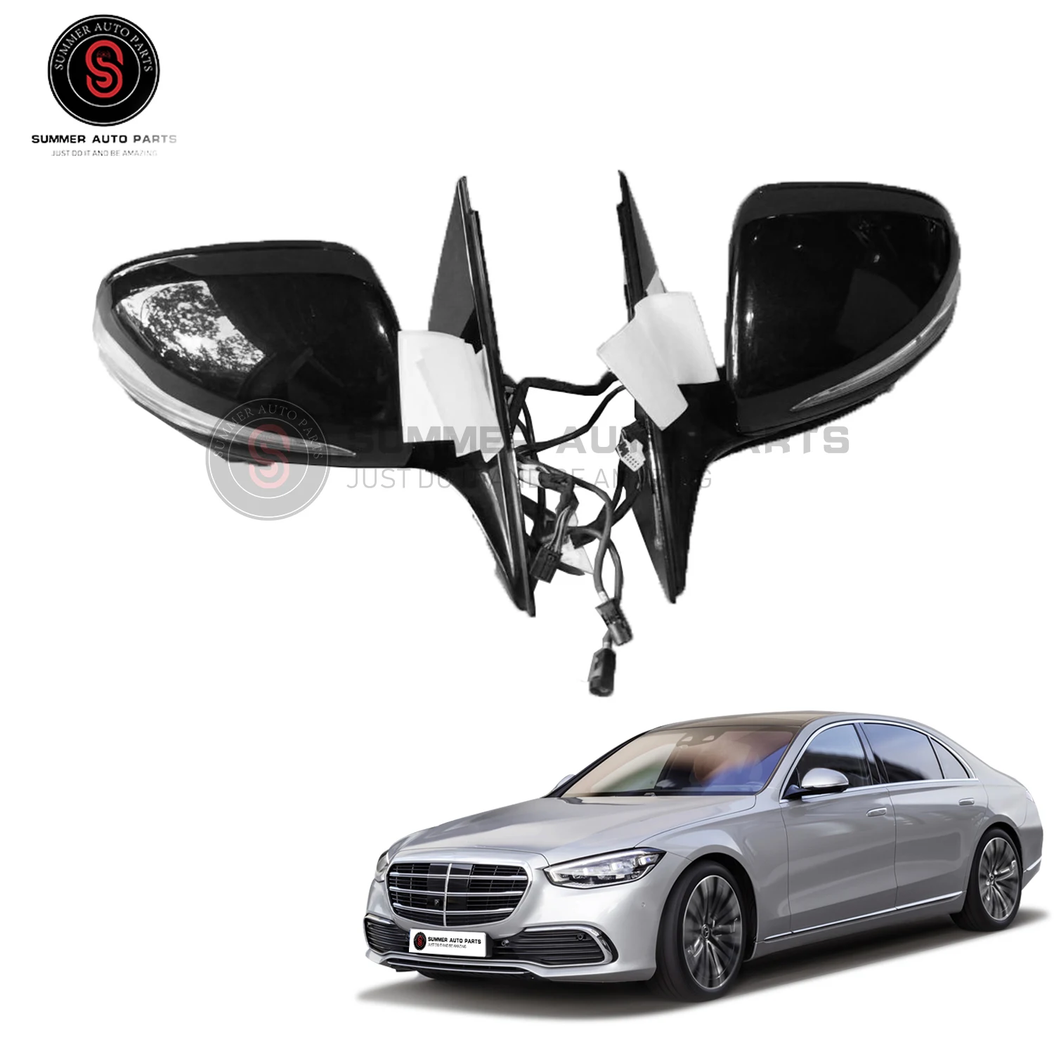 

WITH WIRE ELECTRIC LENS PROTECTOR ACCESSORIES WIDE ANGLE PRODUCT Nemo W222 SIDE MIRROR for S CLASS W222