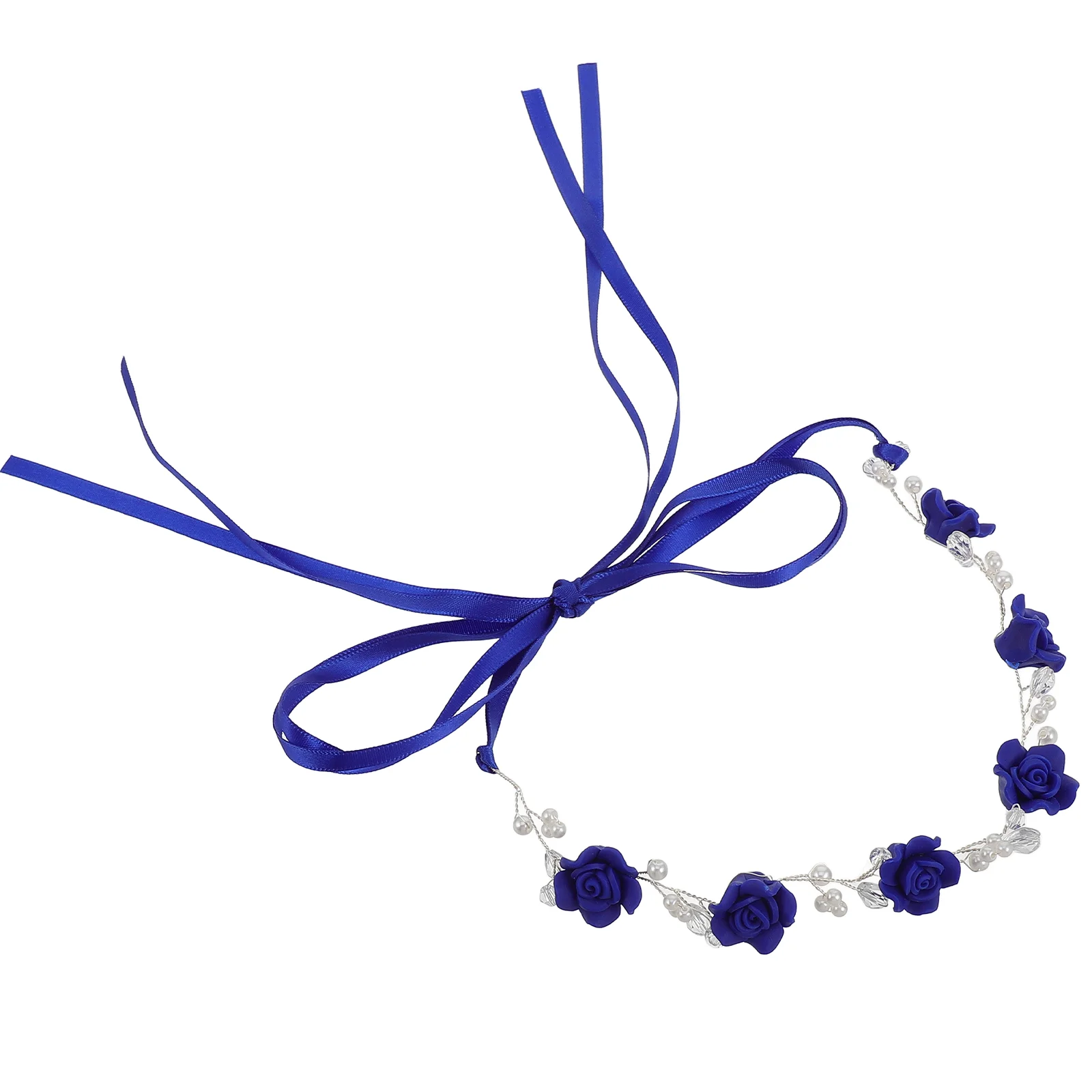 Полимерная керамика повязка на голову с цветком тиара для трупа невесты