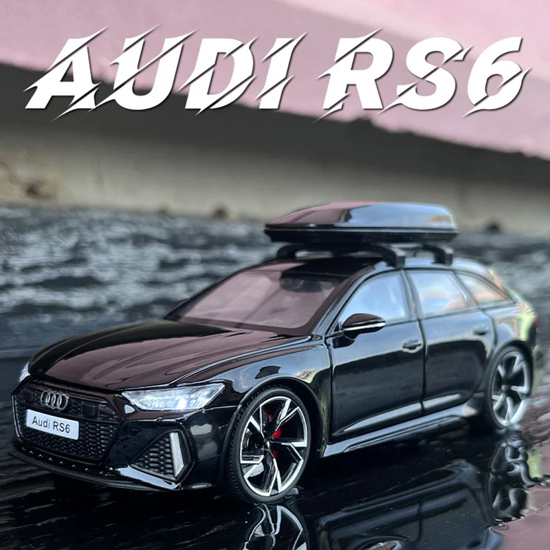

1:32 Audi RS6 Quattro Station Wagon Alloy Model Car Toy Diecasts Metal Casting Sound and Light Car Toys For Children Vehicle