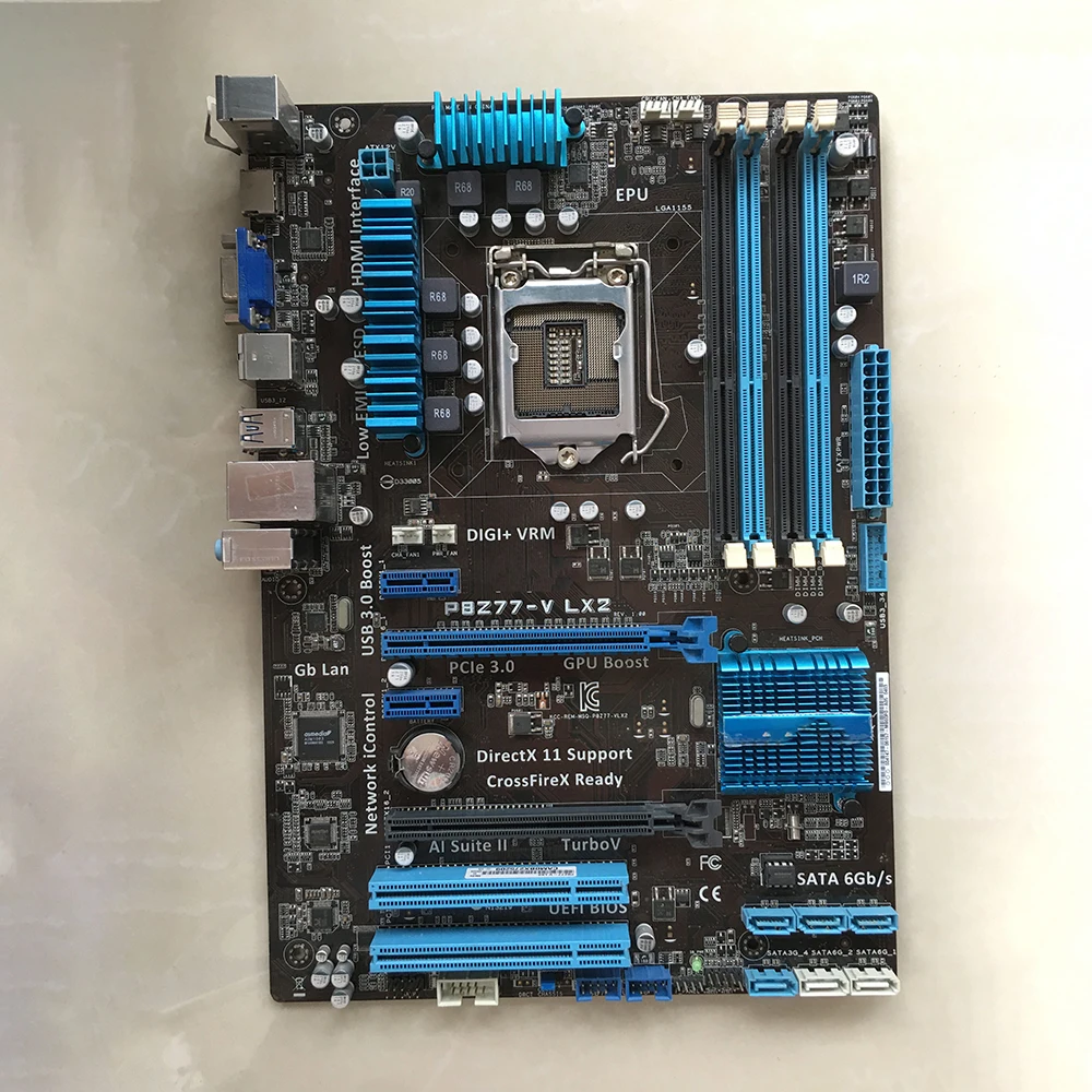 

P8Z77-V LX2 For ASUS Orginal Desktop Motherboard Intel Z77 LGA 1155 DDR3 Cpu Corei7/i5/i3 32GB PCI-E 3.0 100% Tested Fast Ship