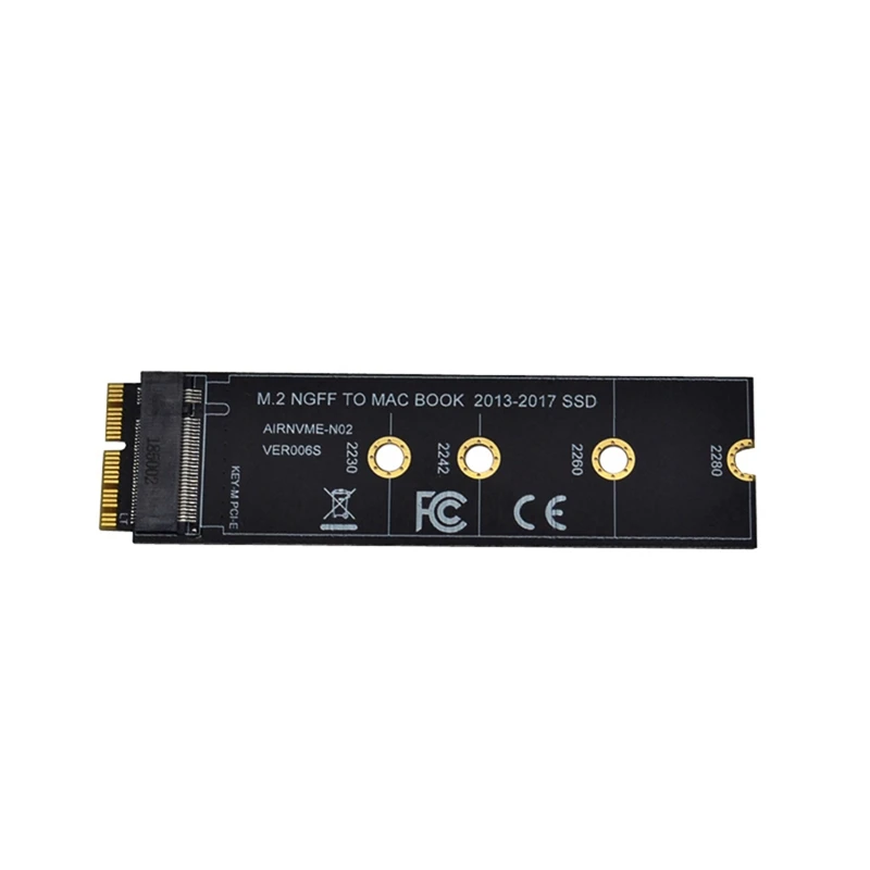 

3X Ssd Adapter Connectors M2 To Ssd For Air 2013 - 2017 M.2 M Key Pcie X4 Ngff To Ssd For Apple Laptop