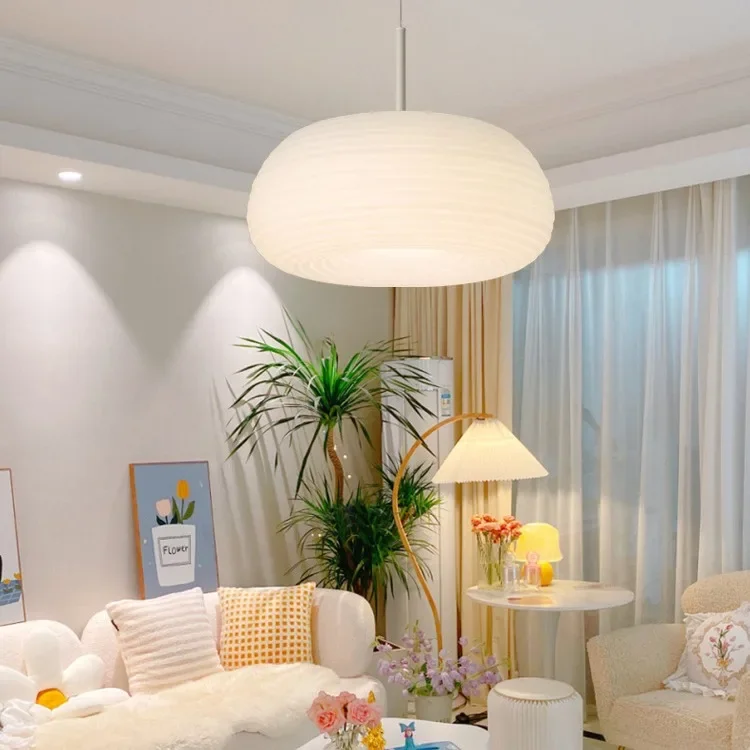 Лампа для спальни полного спектра скандинавский простой современный кремовый
