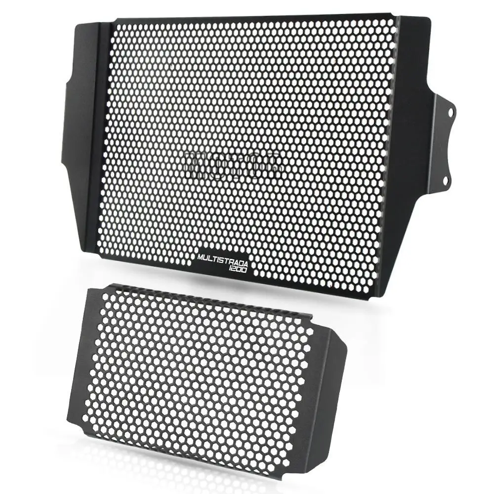 

Motorcycle Radiator Grill Guard Cover Oil Cooler Guard For Ducati Multistrada 1200 S Pikes Peak 2012 2013 2014 MULTISTRADA1200S