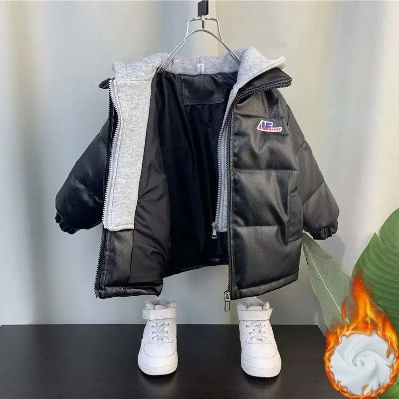 

Winter Jacket For a Boy Korean Designer Winter Jacket 2023 Winter New Boys Jacket Children's Parkas 2 3 4 5 6 7 8 Year