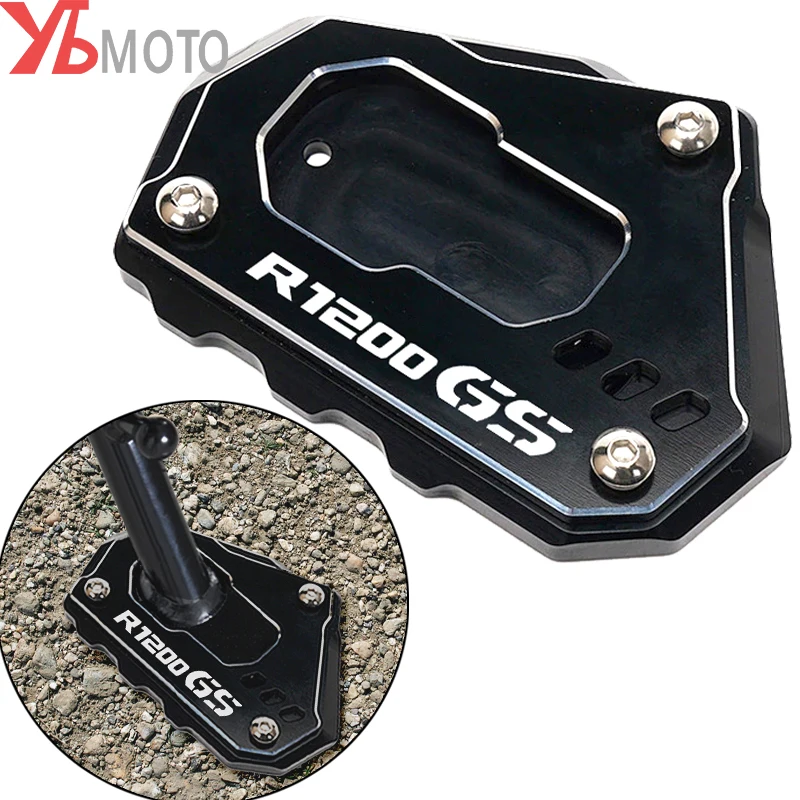 

Motorcycle CNC Side Kickstand Stand Extension Plate For BMW R1200GS LC K50 R1200GS Adventure LC K51 R 1200 GS Side Stand Enlarge