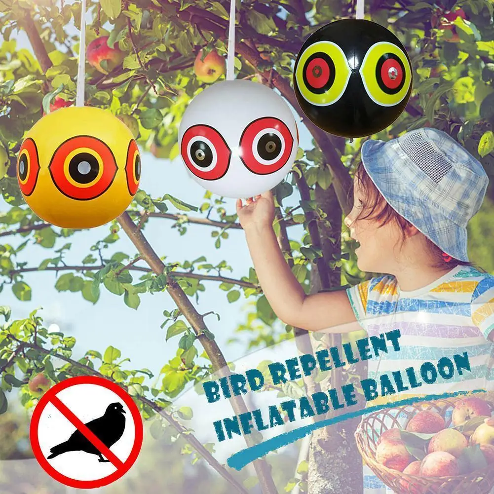 

Balloons For Orchard Bird Anti-Bird Repellent Inflatable Scare Eye Balloons Outdoor Repellent Pest Inflatable Ball Hunting N5P3
