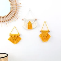 3pcs multicolor macrame wall hanging cotton weaving handmade wall decoration for home decor kids room background decoration gift