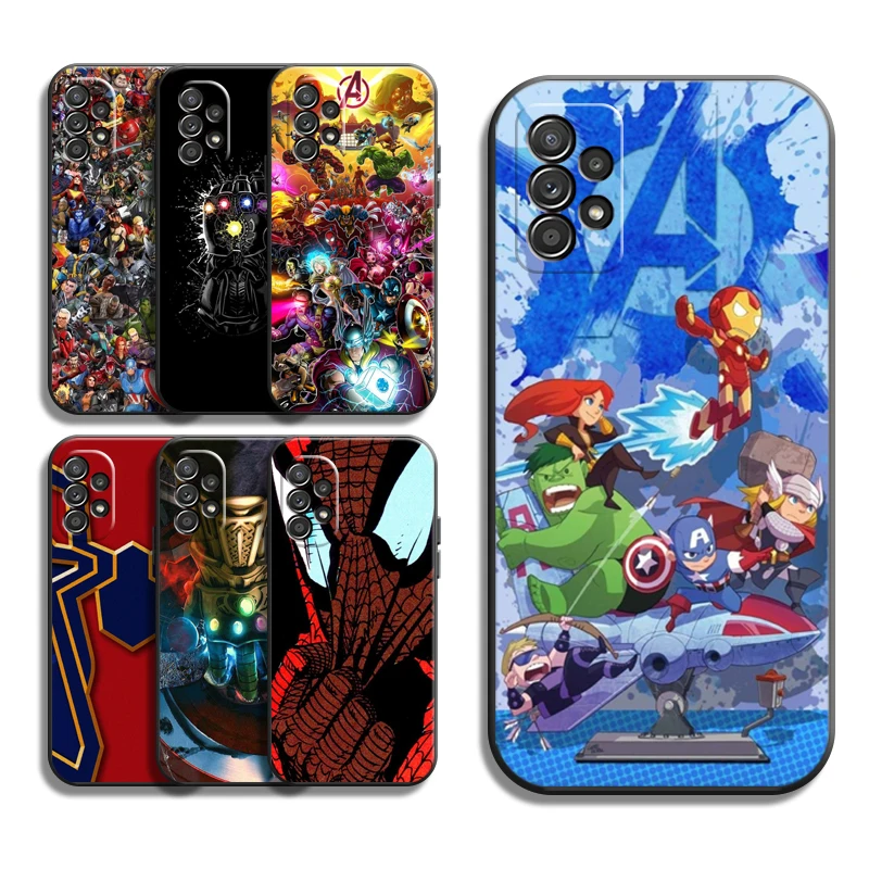 

Marvel Iron Man Phone Cases For Samsung Galaxy S22 S20 FE S20 Lite S20 Ultra S21 S21 FE S21 Plus Ultra Carcasa Back Cover Funda