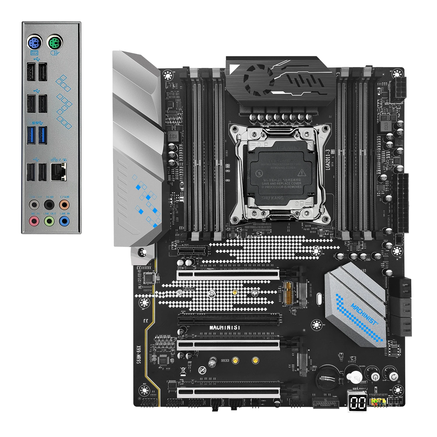 Комбинированный комплект материнской платы Machinsit X99 LGA 2011-3 процессор Intel Xeon E5 2666 V3