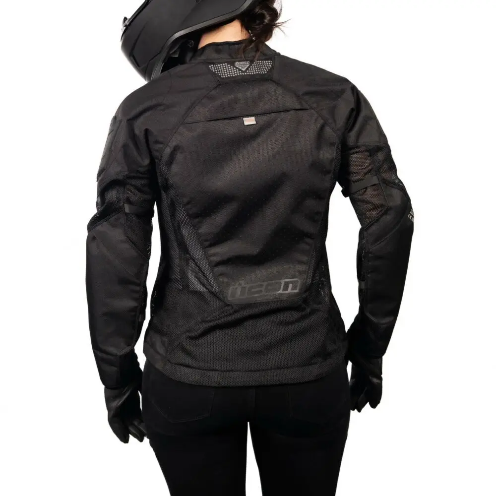 Фото Icon Mesh AF2 Ce Wmn Stealth мотокуртка черная №3