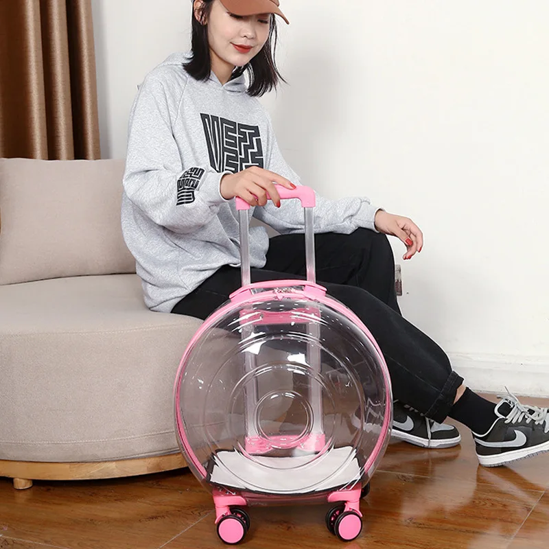 Прозрачный чехол с окошком для кошек и собак дорожная уличная сумка космические