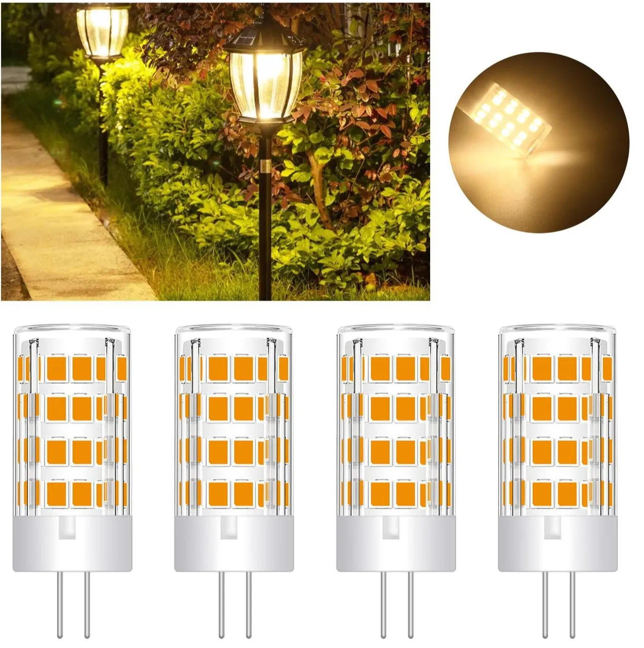 Лампочка светодиодная лампочка светодиодный G4 51SMD 3528 сменные Галогенные