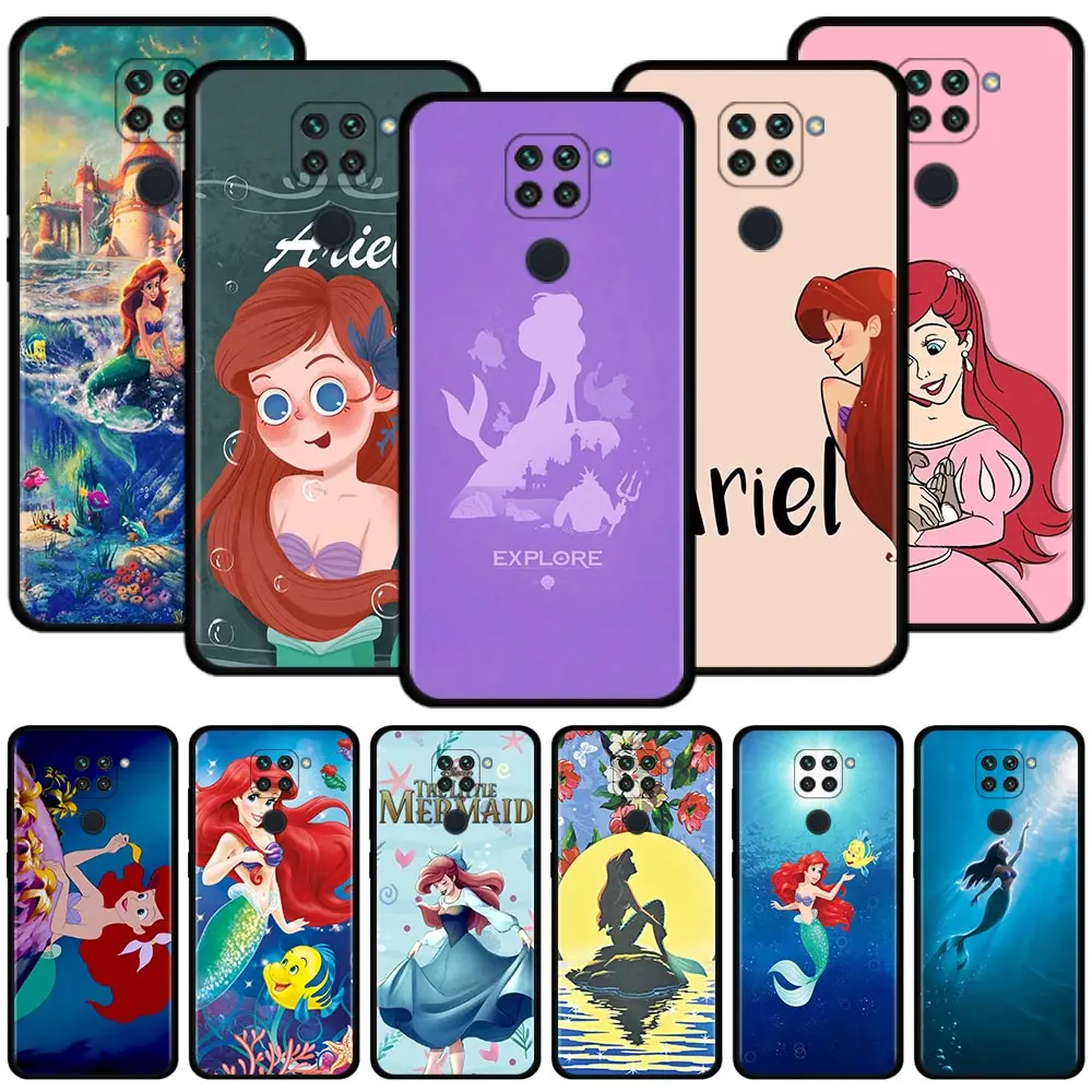 

Чехол с маленькой русалочкой Fundas для Xiaomi Redmi Note 8 6 Pro 7A 8T 8A 6A, противоударный силиконовый мягкий чехол