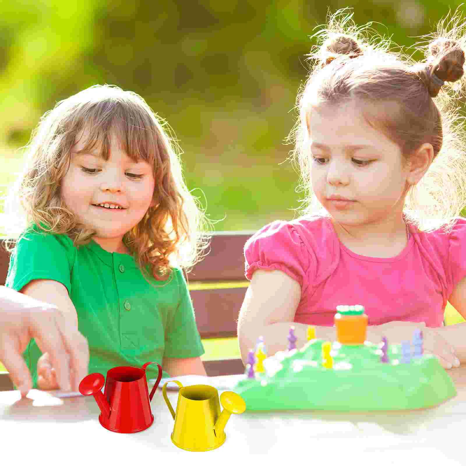 5 шт. лейка металлическая мини-малышка детский уличный декор чайник горшки