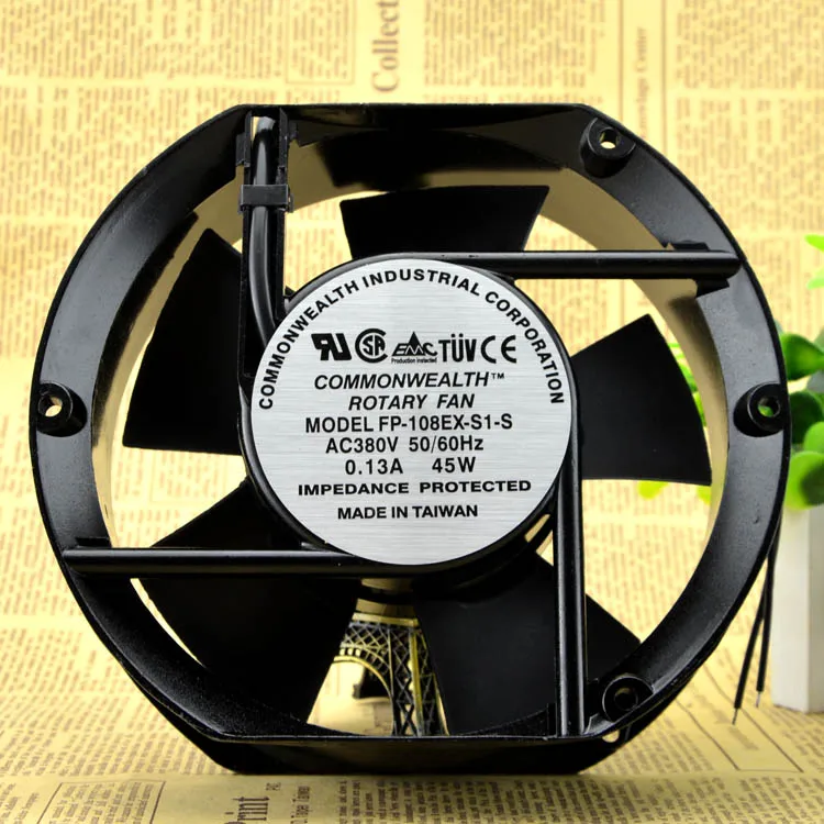 

BRAND NEW ORIGINAL SANXIE AXIAL FAN FP-108EX-S1-S / B 380V PURE COPPER WIRE 17250 17251
