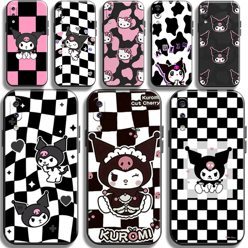 

Cute Kuromi Kitty Kuromi For Samsung Galaxy A20 A20S Phone Case Cover Soft Funda Shockproof Shell Black Carcasa