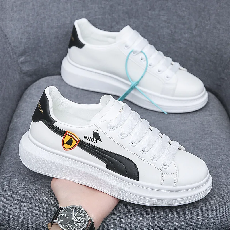 

2022 Men's Shoes Four Seasons Fashion Casual Board Shoes Men Sports Shoes Trend Increase Thick-soled Outdoor Tennis Sneakers