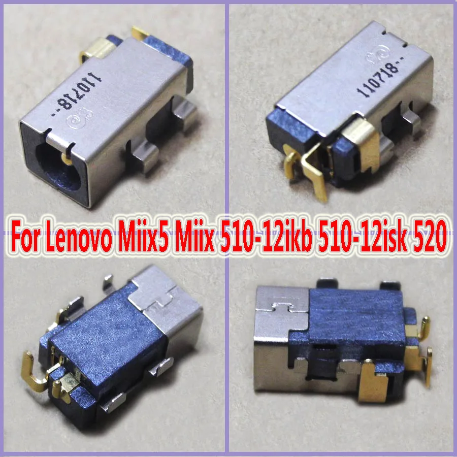 

2PCS New DC Power Jack Connector Charging Port Socket For Lenovo Miix5 Miix 510-12ikb 510-12isk 520