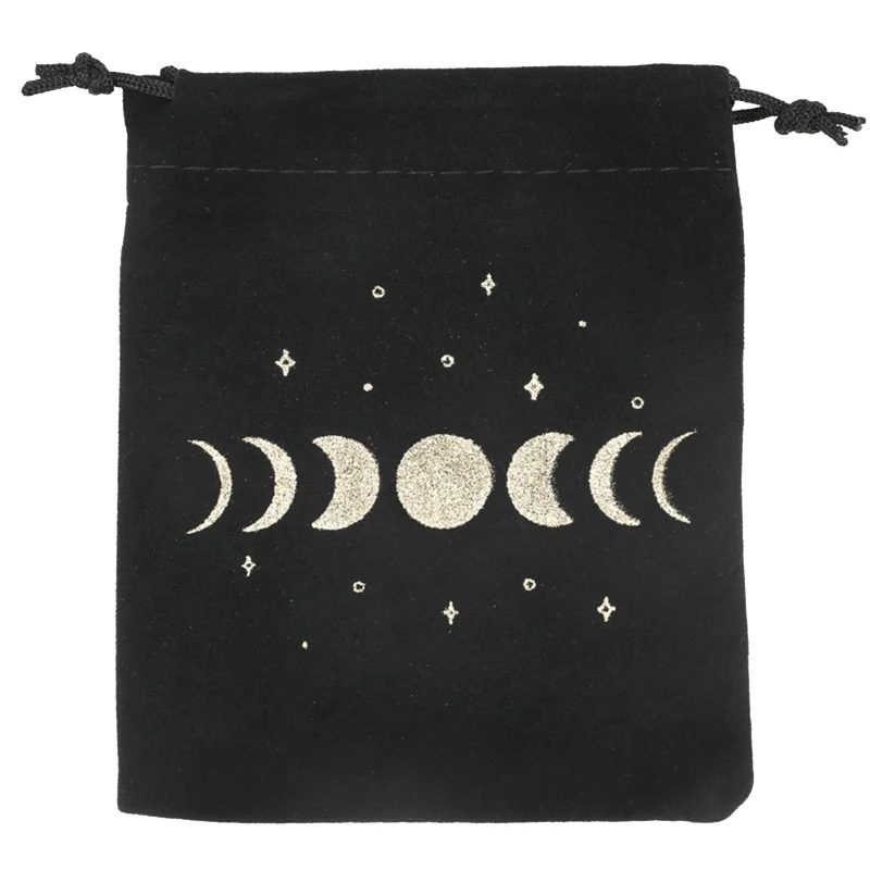 

Velvet Cloth Jewelry Storage Bag Velvet Cloth Witchcraft Drawstring Pouch 090C