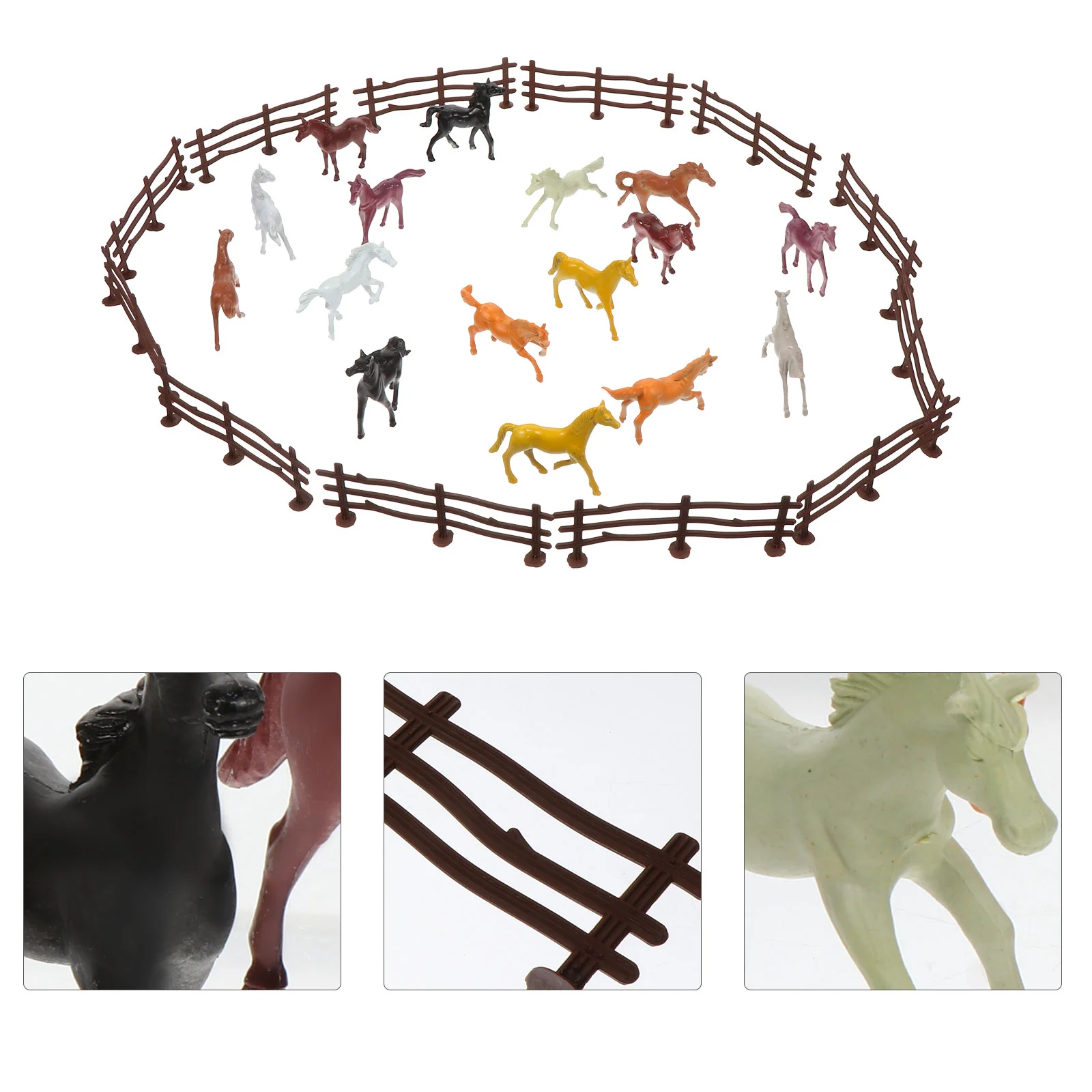 

Wild Animal Model Kid Playpen Static Kids Horse Toy Lovely Puzzle Adorable Pvc Simulation Child