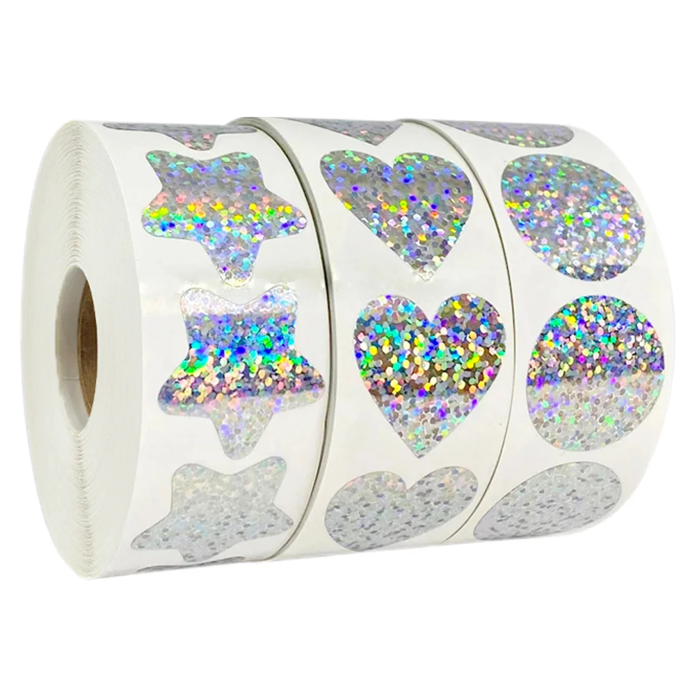 3 Rolls of Portable Reward Stickers Multi-function Sticker Rolls Decorative Teacher Stickers