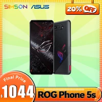 Original ASUS ROG Phone Global Version Snapdragon888 16 18GB RAM 256 512GB ROM 6000mAh 65W NFC OTA Update ROG5S Gaming Phone