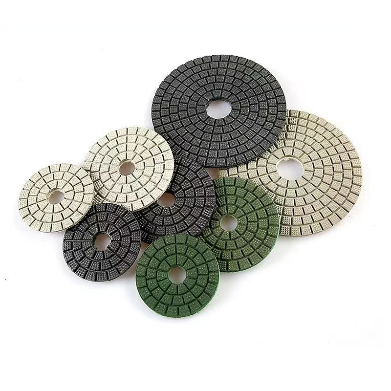 3 Inch 80mm Buff 10000# Grit Pad Abrasive Diamond Wet Polishing Pad For Granite Stone Grinding Disc Abrasive Wheel Mirror Effect