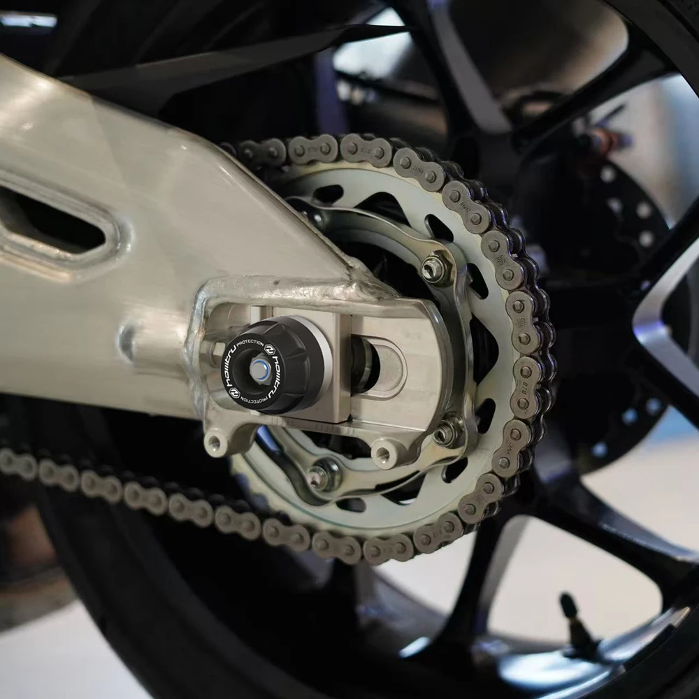Фото Для Yamaha MT10 R1 R1M FZ-10 MT-10 SP 2015-2025: Защитные слайдеры передней и задней оси, протекторы вилки, защита колесных дисков от столкновений для мотоциклов №2