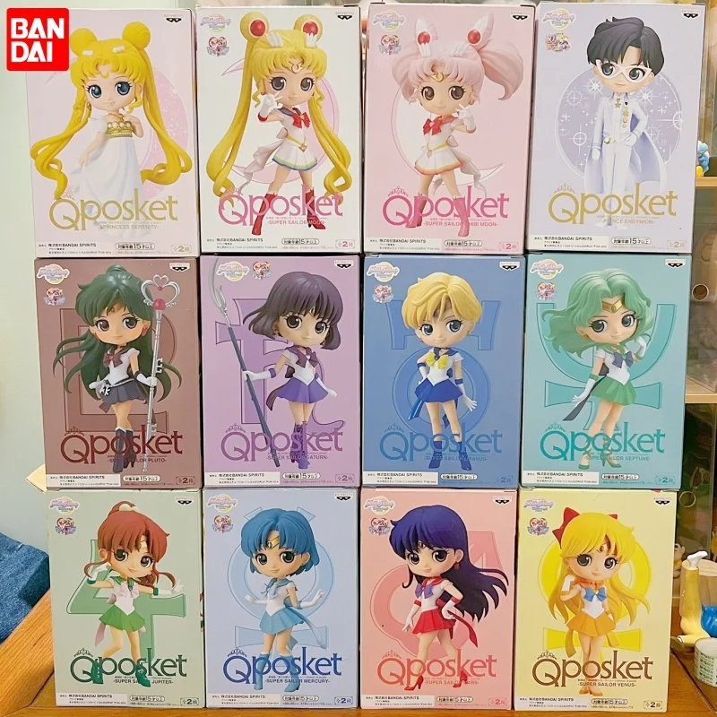 Фото Оригинальные фигурки Bandai Figuarts Qposket: Сейлор Мун Космос, Цукино Усаги, Вечная Сейлор Мун — аниме-фигурки, модели, подарки, игрушки №1