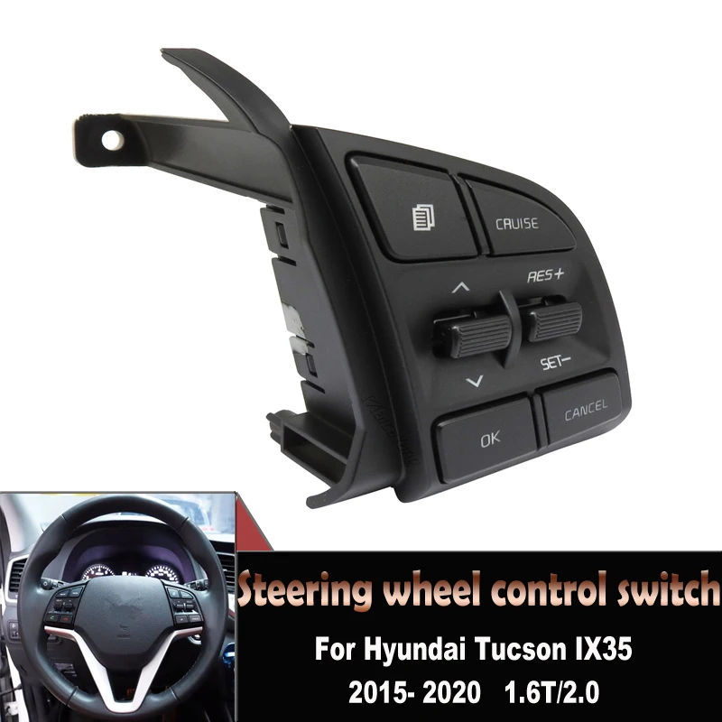 

Quality Car Multifunction Steering Wheel PAD Control Switch For Hyundai Tucson 1.6L 2.0L 96720-D3200