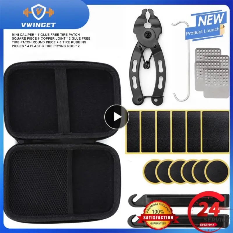 

New Tire Repair Tools Waterproof Powerful Versatile Tool Set Tire Repair Pump Set Mtb Bicycle Bike Tire Repair Multi-functional