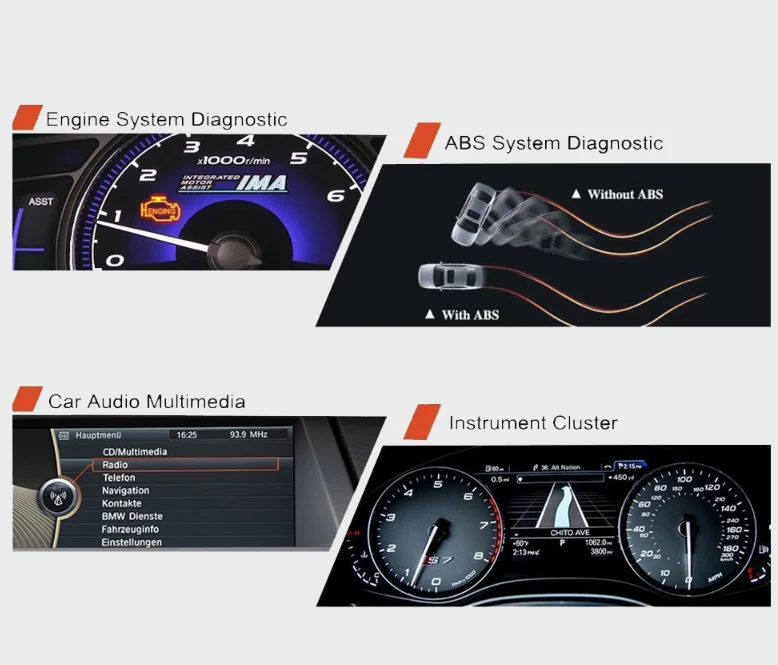 Высококачественный портативный автоматический сканер BossComm IFIX 970 поддерживает