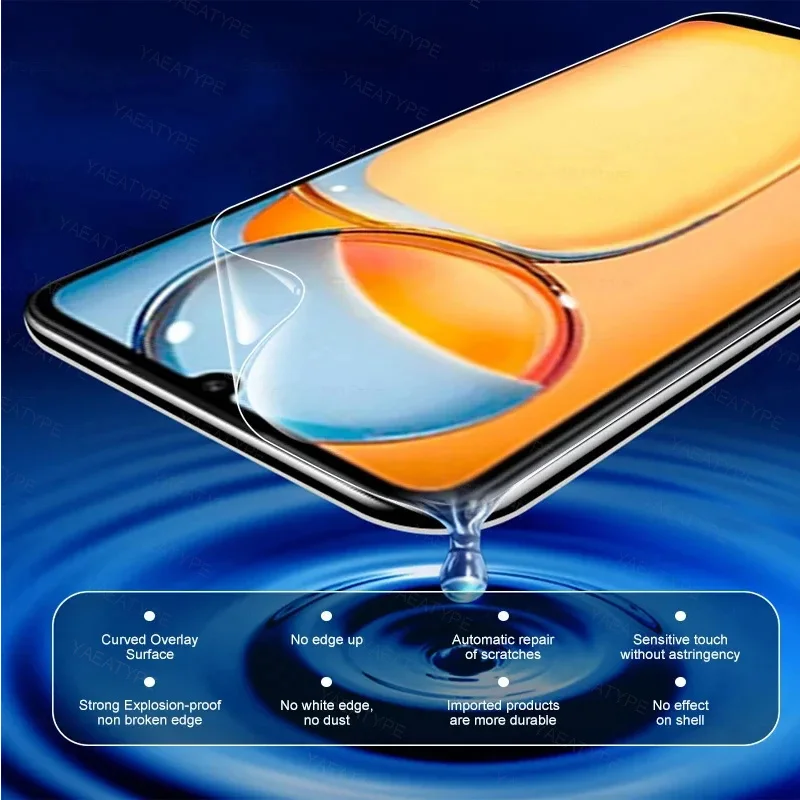 3 шт. гидрогелевая пленка для Samsung Galaxy S24 S22 S21 S20 FE Plus + 5G Защитная экрана