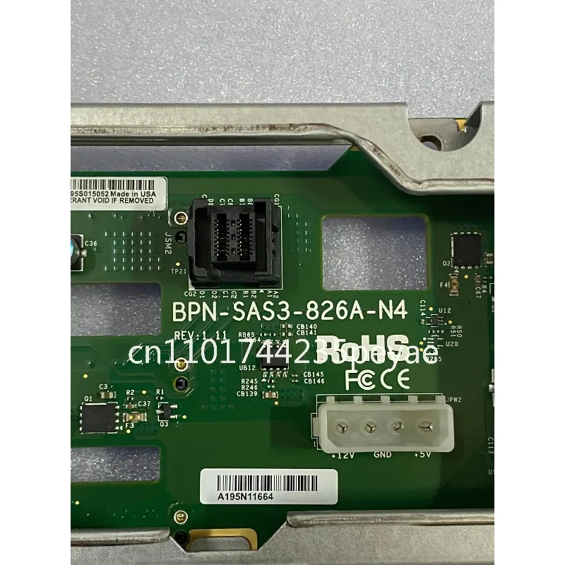 Подходит для задней панели BPN-SAS3-826A-N4 2023US, 12-дисковая задняя панель для 3,5-дюймовых жестких дисков, поддерживает 4 U.2. (art.: 3920da9dec27d) - 3920da9dec27d