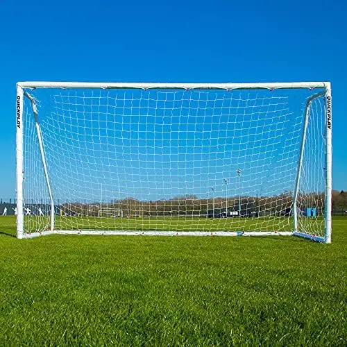 

Q-Fold Match Soccer Goal | The 30 Second Folding Soccer Goal Match Standard [Single Goal] The Best Weatherproof Soccer Net for A