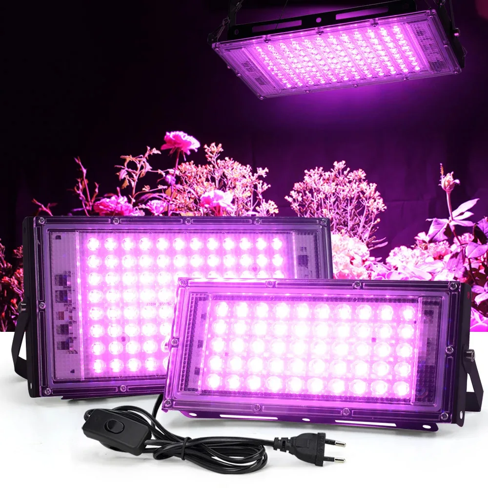 New 50W Full-Spectrum Plant Growth Light Full-Spectrum Seedling Fill Light Plant Light Led