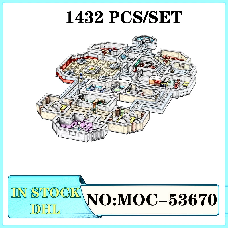 

Горячая игра небо сад MOC-53670 скельд микро космический корабль карта модель строительные блоки кирпичи инопланетянин игрок фигурки ребенок и...