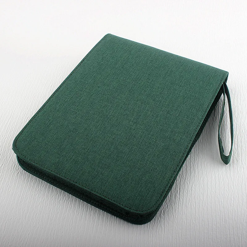 Футляр для ручек с 24 отверстиями вместительный кожаный чехол Холщовый держатель