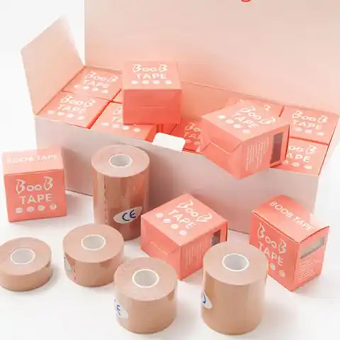 1Set Boob Tape Bras 5M Women Breast Nipple Covers Push Up Bra Boob Tape Breast Lifting Tape Sticker Underwear Breast Bandage