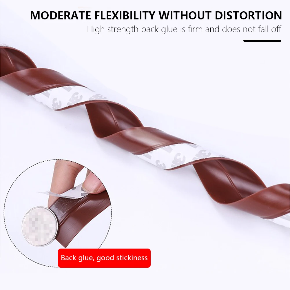 Самоклеящаяся силиконовая лента нижняя уплотнительная полоска для дверей и окон