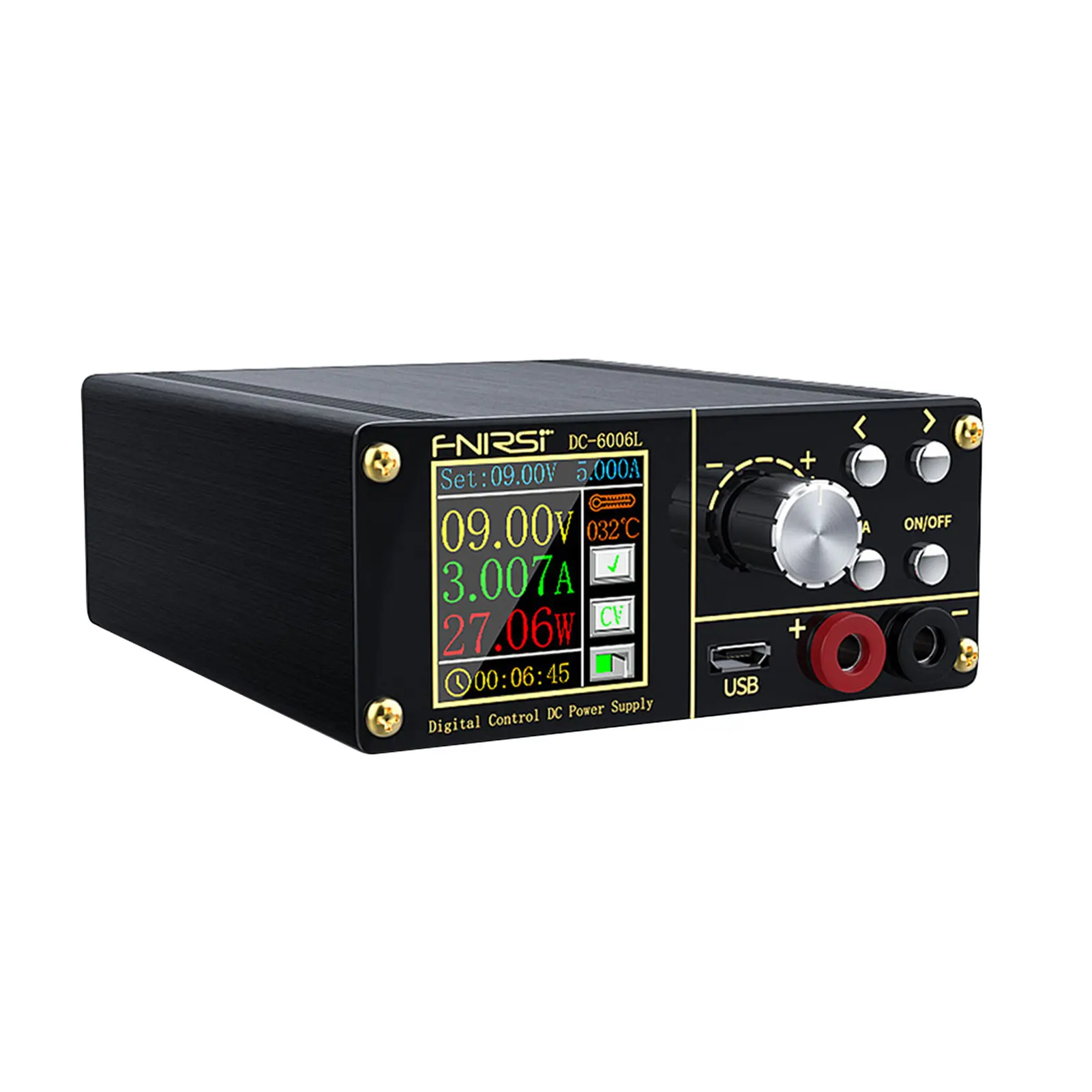 

Step-down DC Power Supply Programmable Digital Control Constant Voltage Current 1.44 Inch High Definition 60V 6A Tester