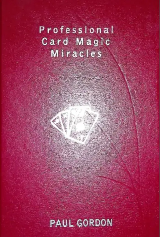 

Профессиональная карта Волшебные чудеса пола Гордона-волшебный трюк